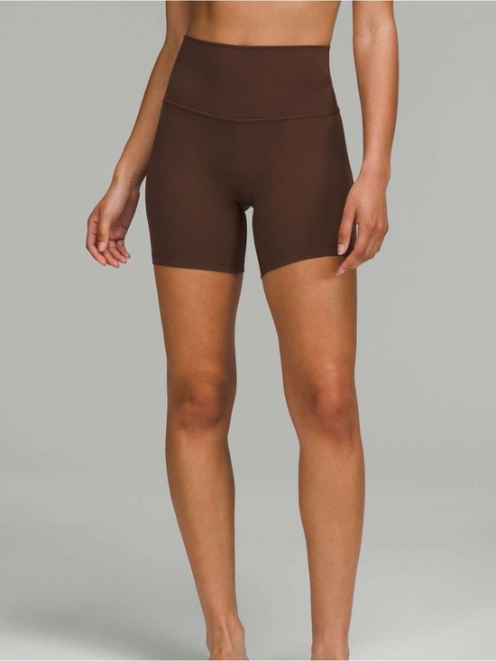 lululemon athletica Pants - Align Brown Biker Shorts Lululemon size 6 and 6”